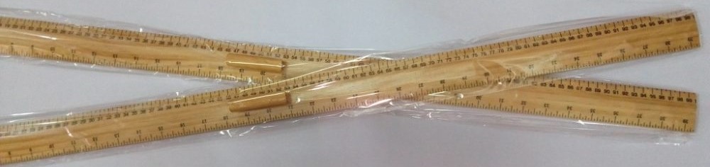 Regle en bois 1metre