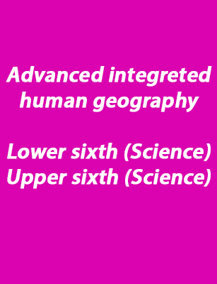 Advanced integreted human geography