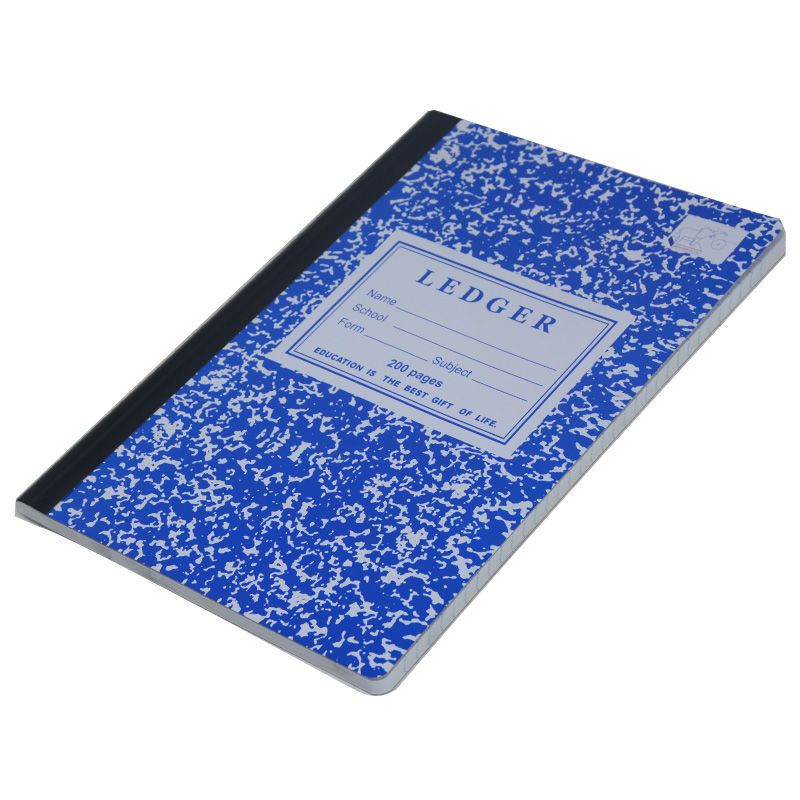 Cahier-200-Leaves-ledger-plaine-line -  Single line / Ligne unique