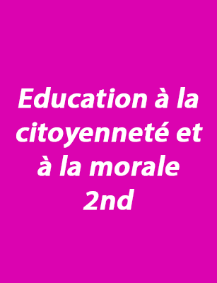Education à la citoyenneté et à la morale  2nd