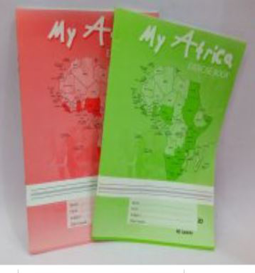 Cahier MY AFRICA - 80 Leaves PLAIN LINE - Single line / Ligne unique