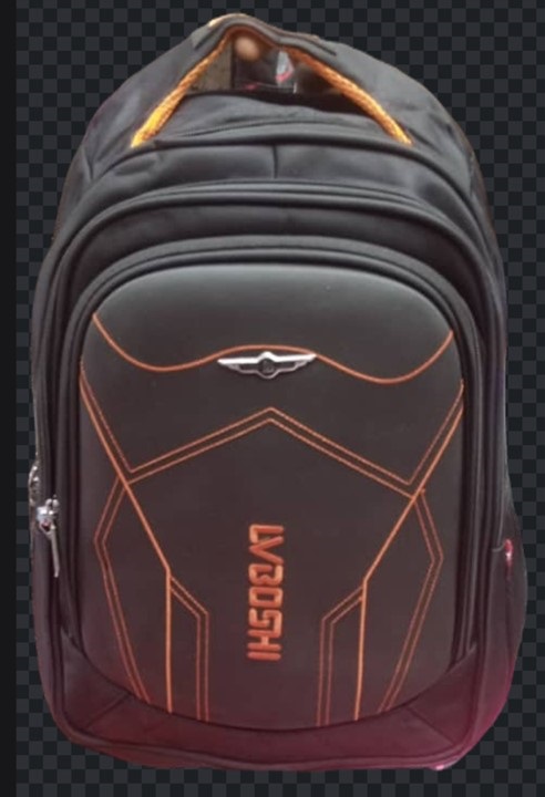 Sac à dos LVBOSHI noir traits oranges