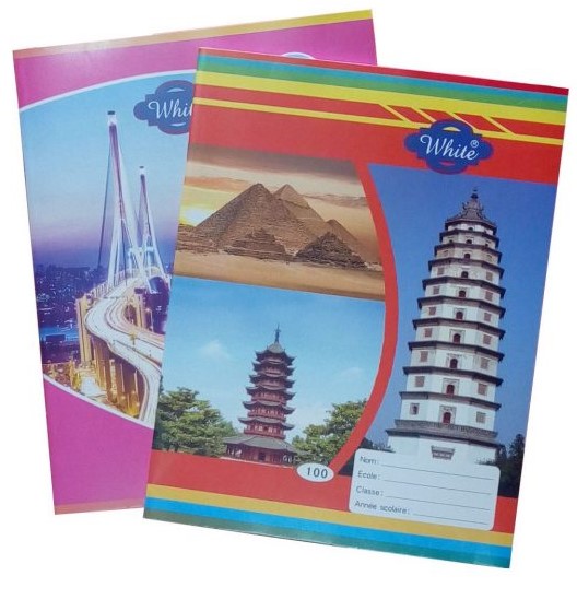 100 Pages White A5 - Cahier ordinaire
