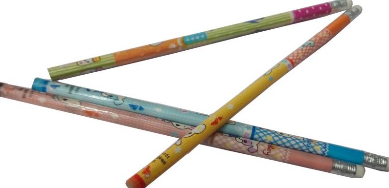 Crayon compte avec gomme