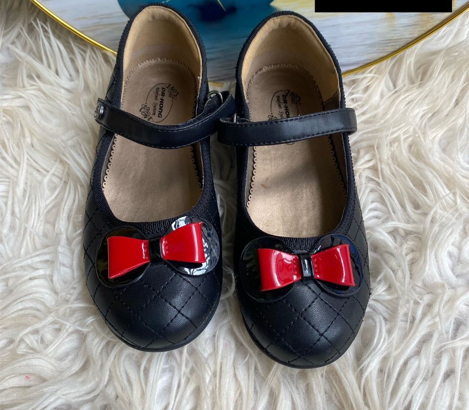 Ballerines noires nœuds rouges Dr Hong P 31