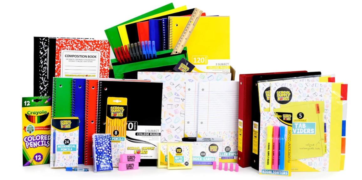 Ultimate High School and College Back to School Essentials Kit - 92 Pieces