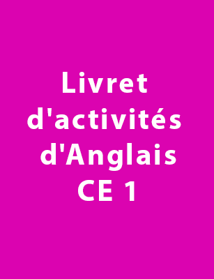 Livret d'activités d'Anglais CE 1