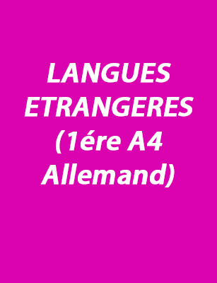Allemand : Deutsch in Africa - 1ère A