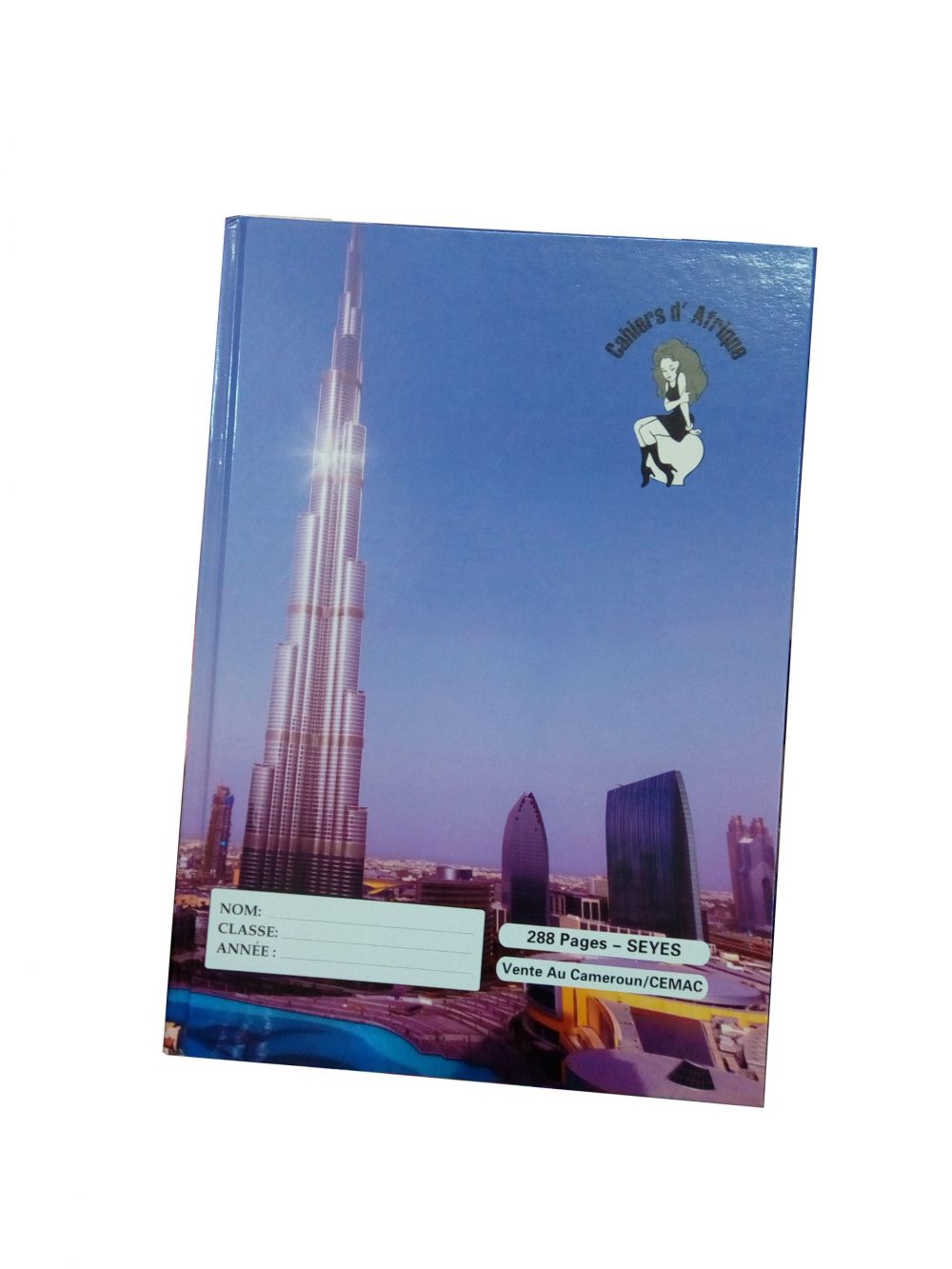 288 Pages Cahier d'Afrique - Cahier ordinaire