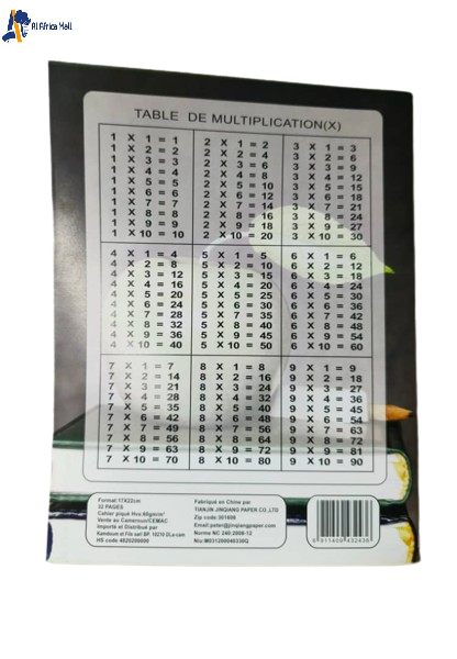 CAHIER 100 pages - EVA - Cahier ordinaire