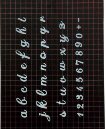 Grande Ardoise en Plastique (A4)