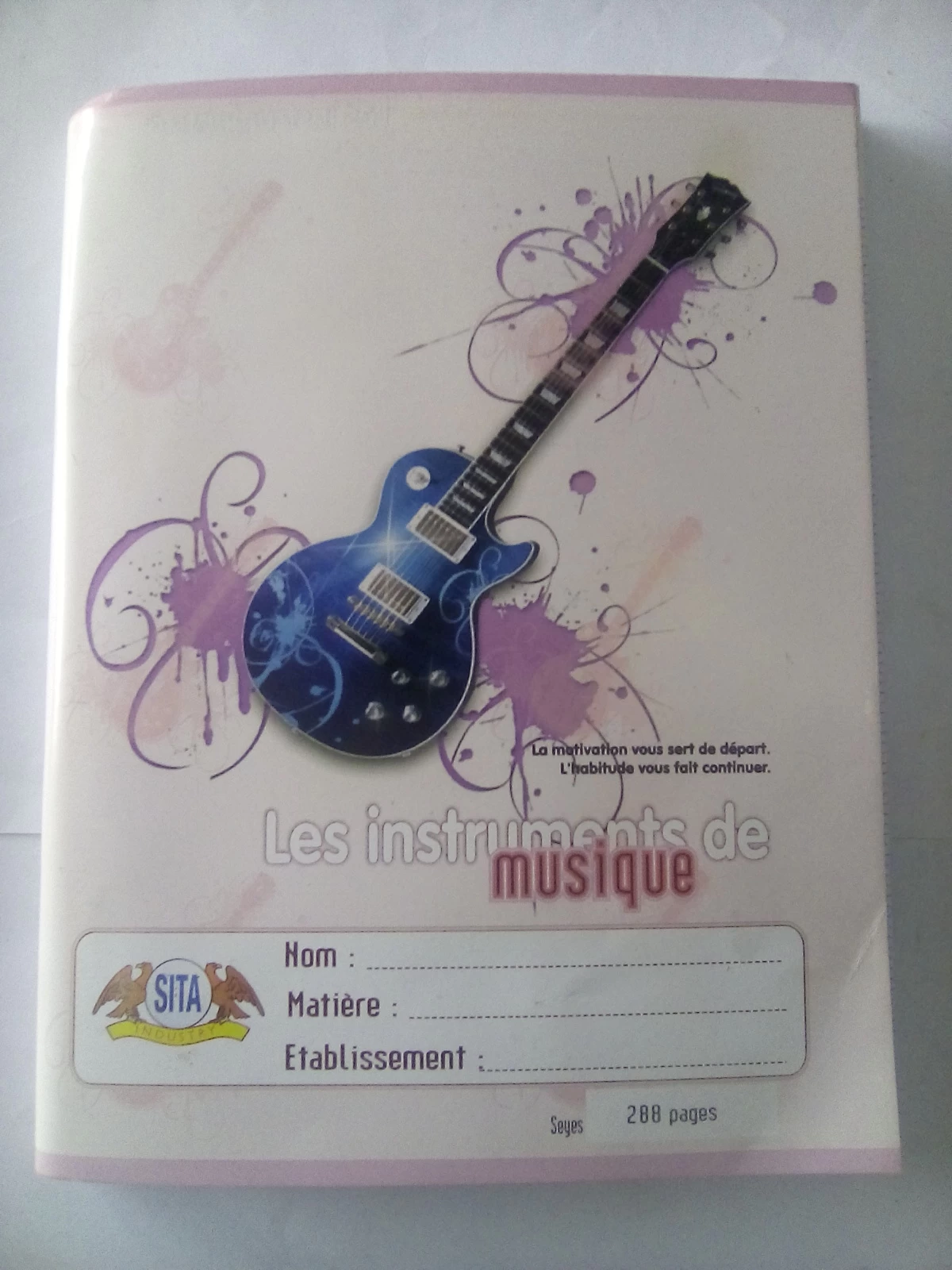 Cahier SITA 288 pages - Cahier ordinaire