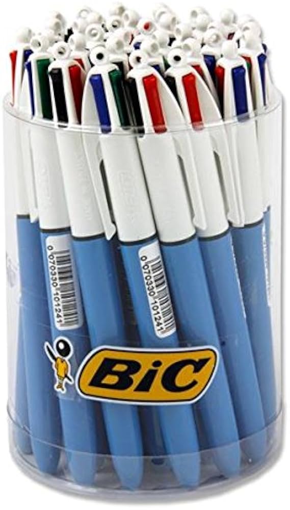 Stylo Bic 4 coleurs lot de 36