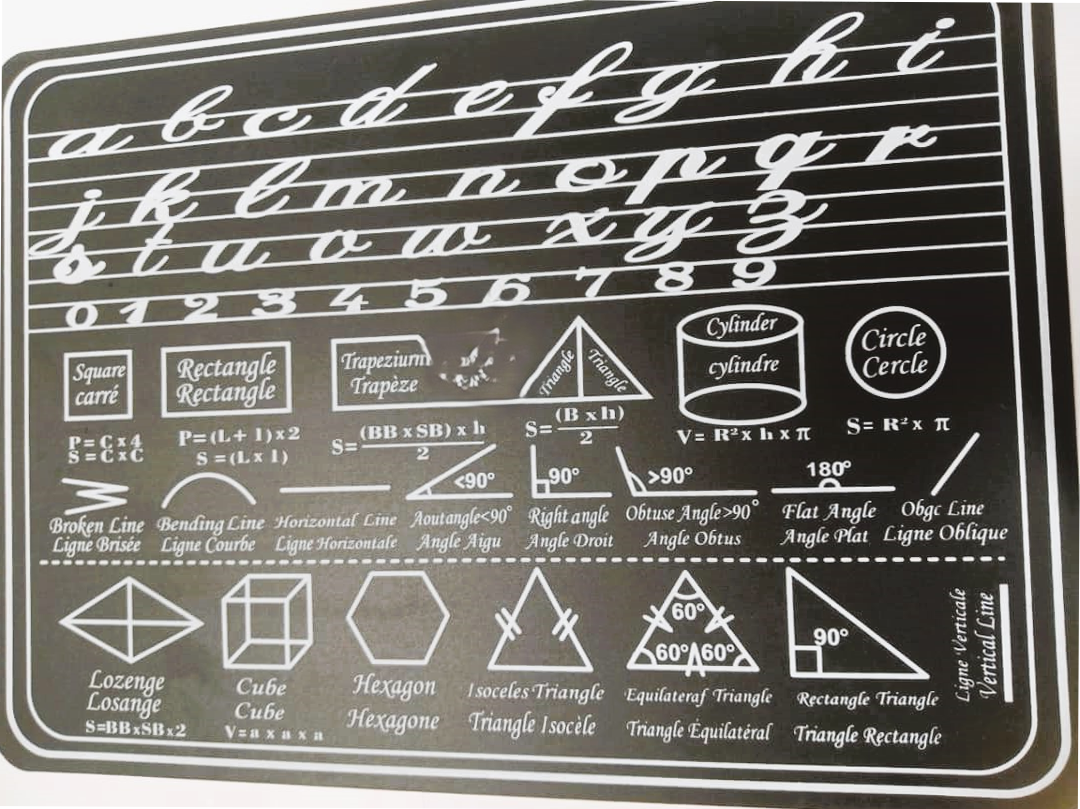 Ardoises Een bois A5 avec figure